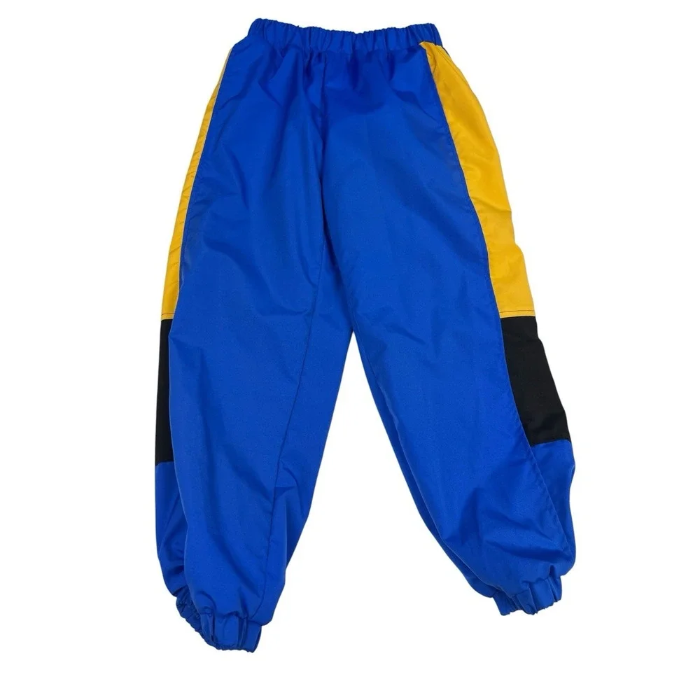 LOLANTA Boys' Girls' Color Block Jacket Track Pants Sets Hip Hop Dance Patchw...